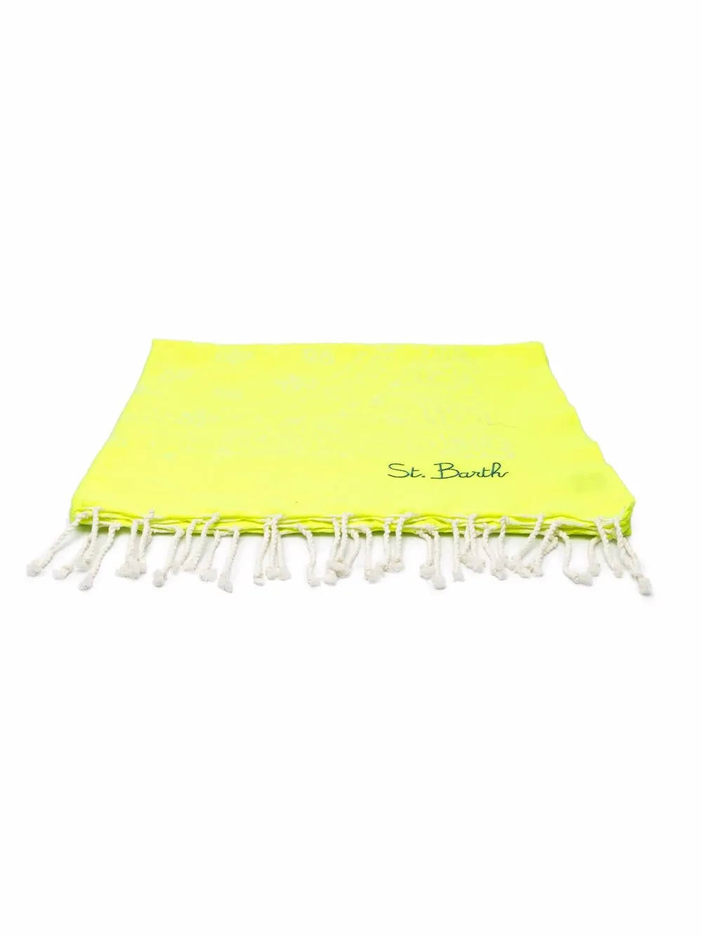 Mc2 Saint Barth Kids пляжное полотенце с принтом пейсли