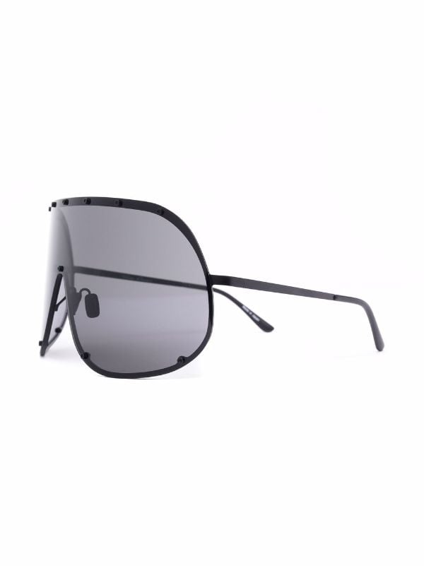 Rick Owens Oversized visor-frame Sunglasses - Farfetch