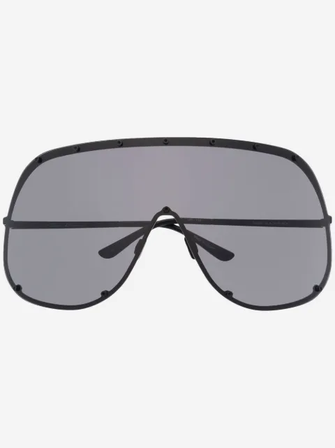 Rick Owens  Sonnenbrille mit Nieten