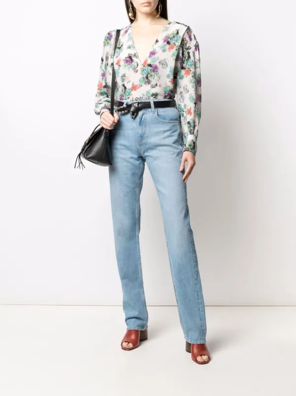 IRO High-Waist Flared Jeans - Blue