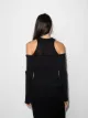 Alexander Wang off-shoulder long-sleeve cardigan