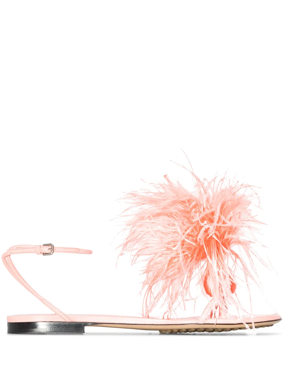 Feather Dot flat sandals