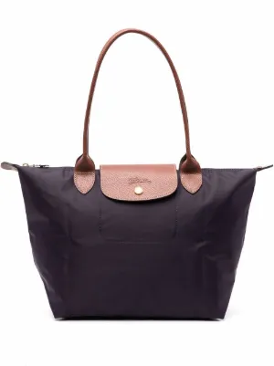 longchamp all black tote