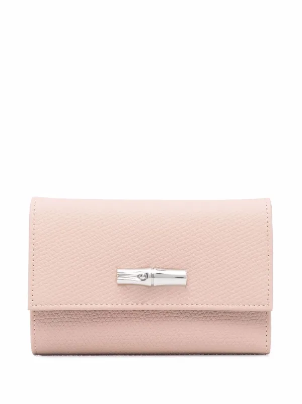longchamp compact wallet