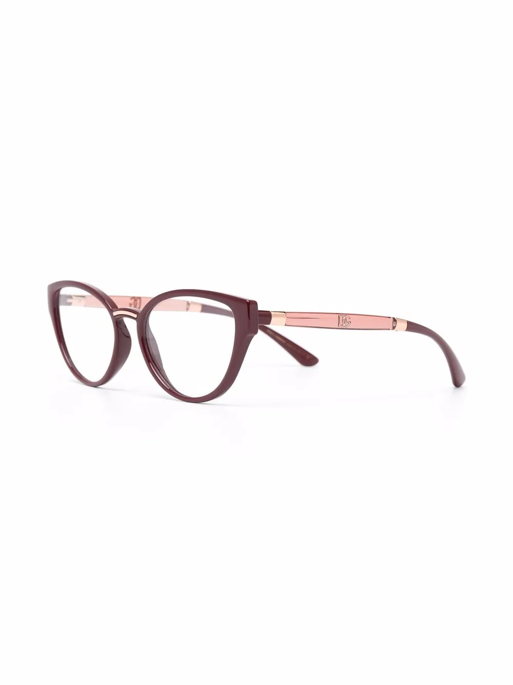 фото Dolce & gabbana eyewear очки в оправе 'кошачий глаз'