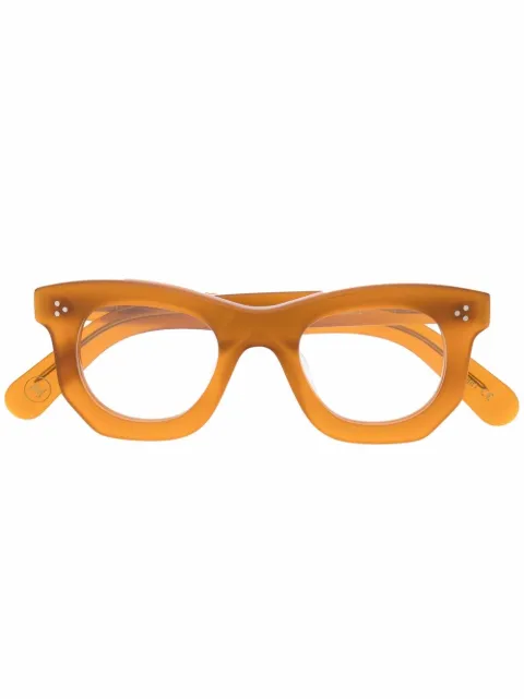 Lesca Ogre geometric-frame glasses