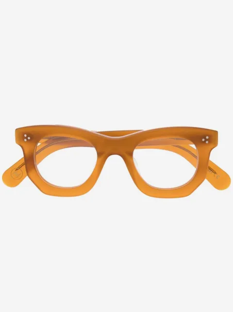 Lesca Ogre geometric-frame glasses
