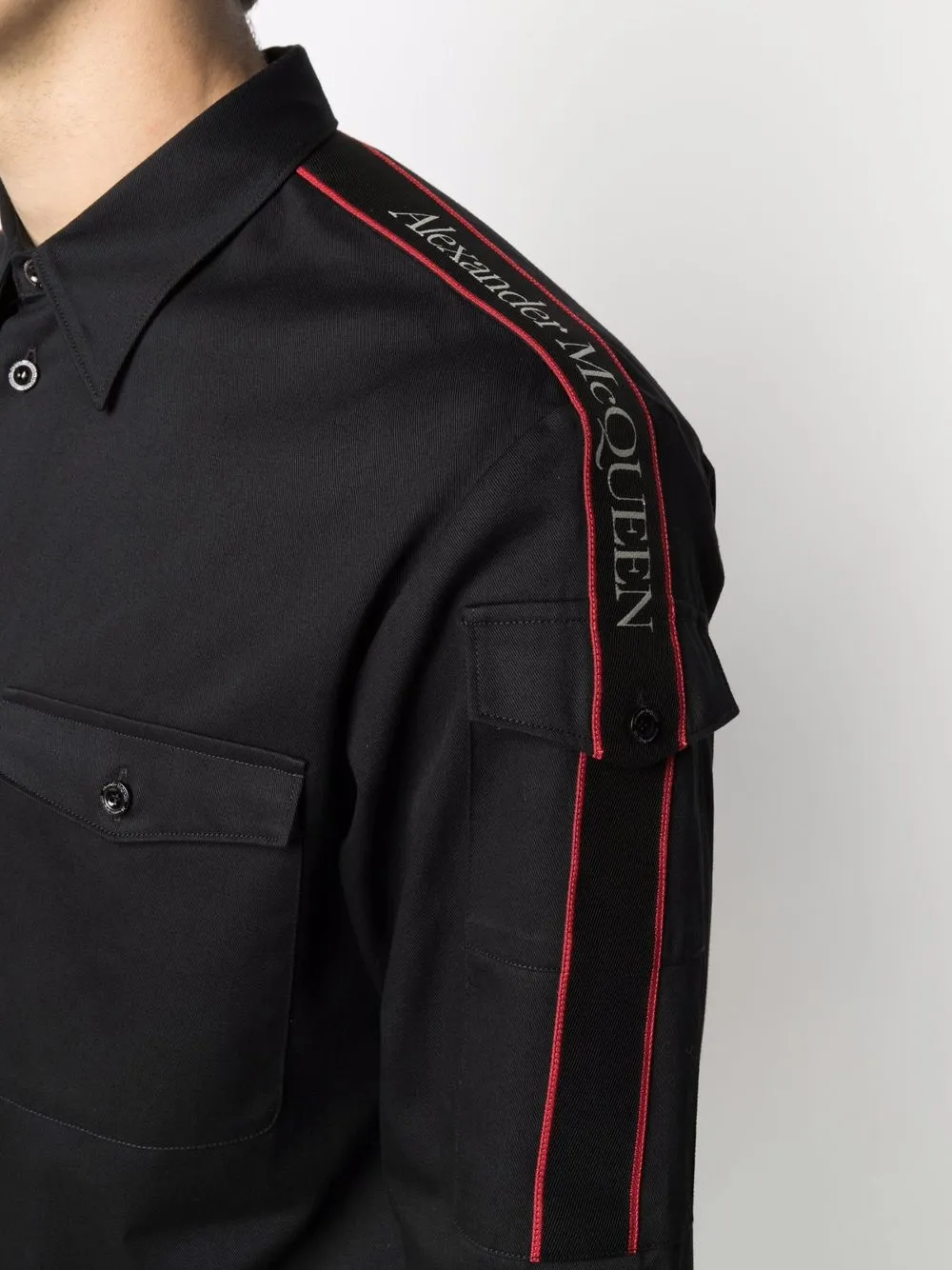 фото Alexander mcqueen рубашка с логотипом