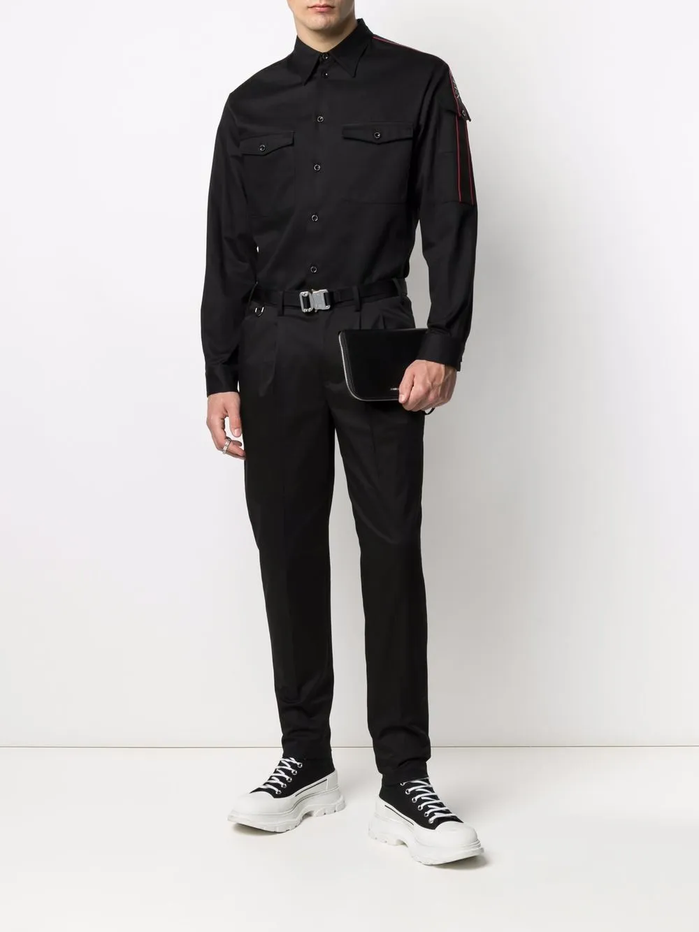 фото Alexander mcqueen рубашка с логотипом