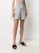 Oscar de la Renta high-rise striped shorts
