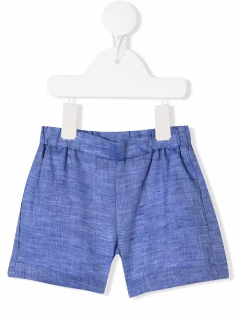 La Stupenderia cotton-linen blend shorts