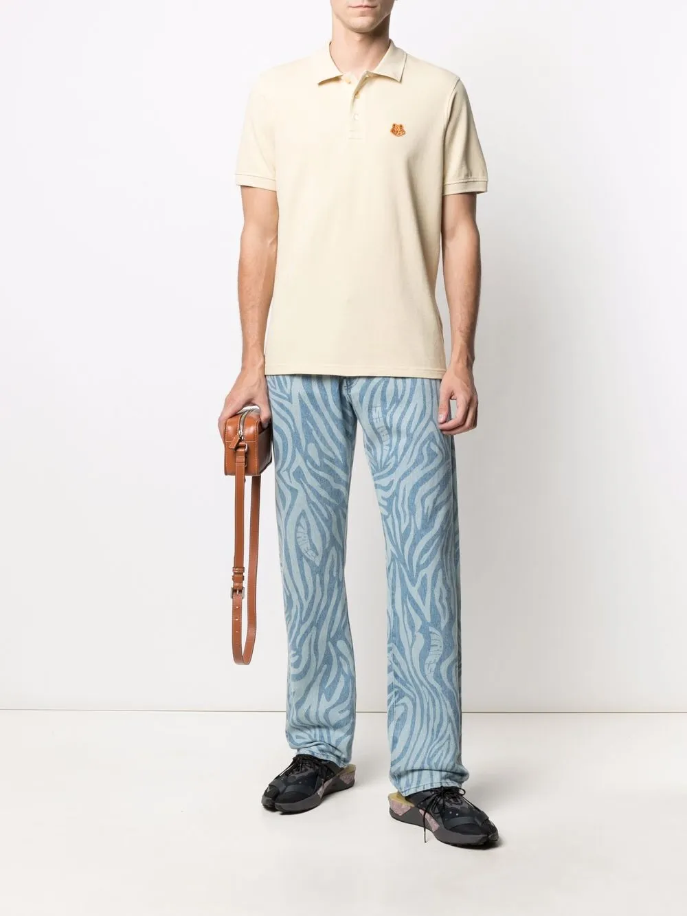 фото Kenzo рубашка поло tiger crest