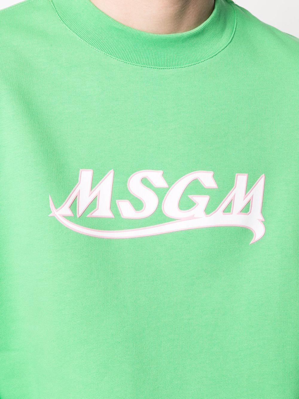 фото Msgm толстовка с вышитым логотипом