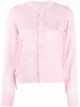 Image 1 of Comme Des Garçons Noir Kei Ninomiya ruched silk cardigan