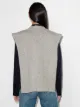 Maison Margiela ripped V-neck knitted vest