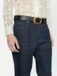 Gucci G-buckle leather belt
