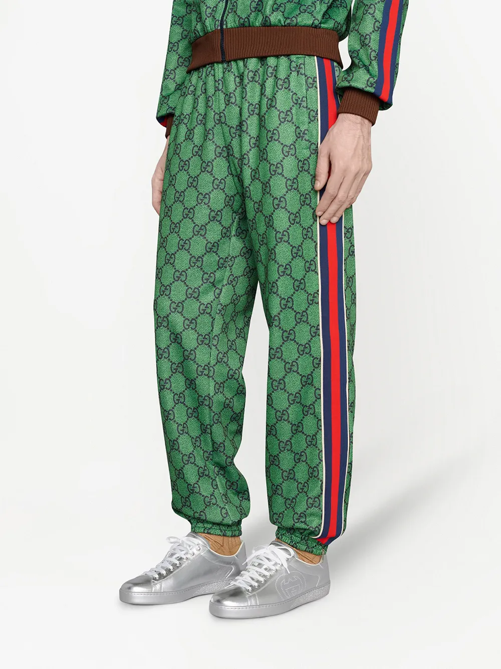 Gucci Ace low-top sneakers Zilver