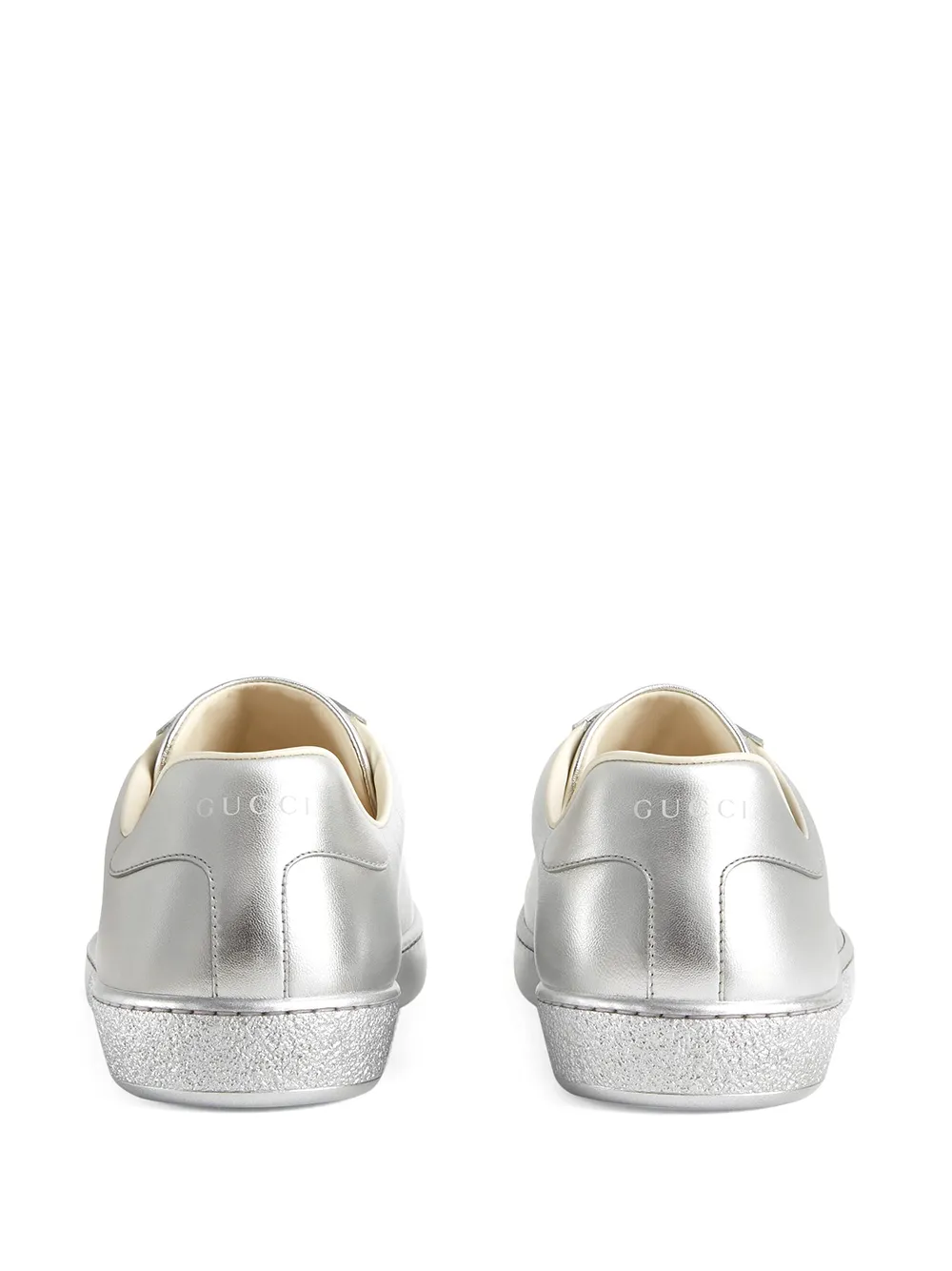 Gucci Ace low-top sneakers Zilver