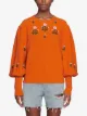 Gucci floral-embroidered knitted top