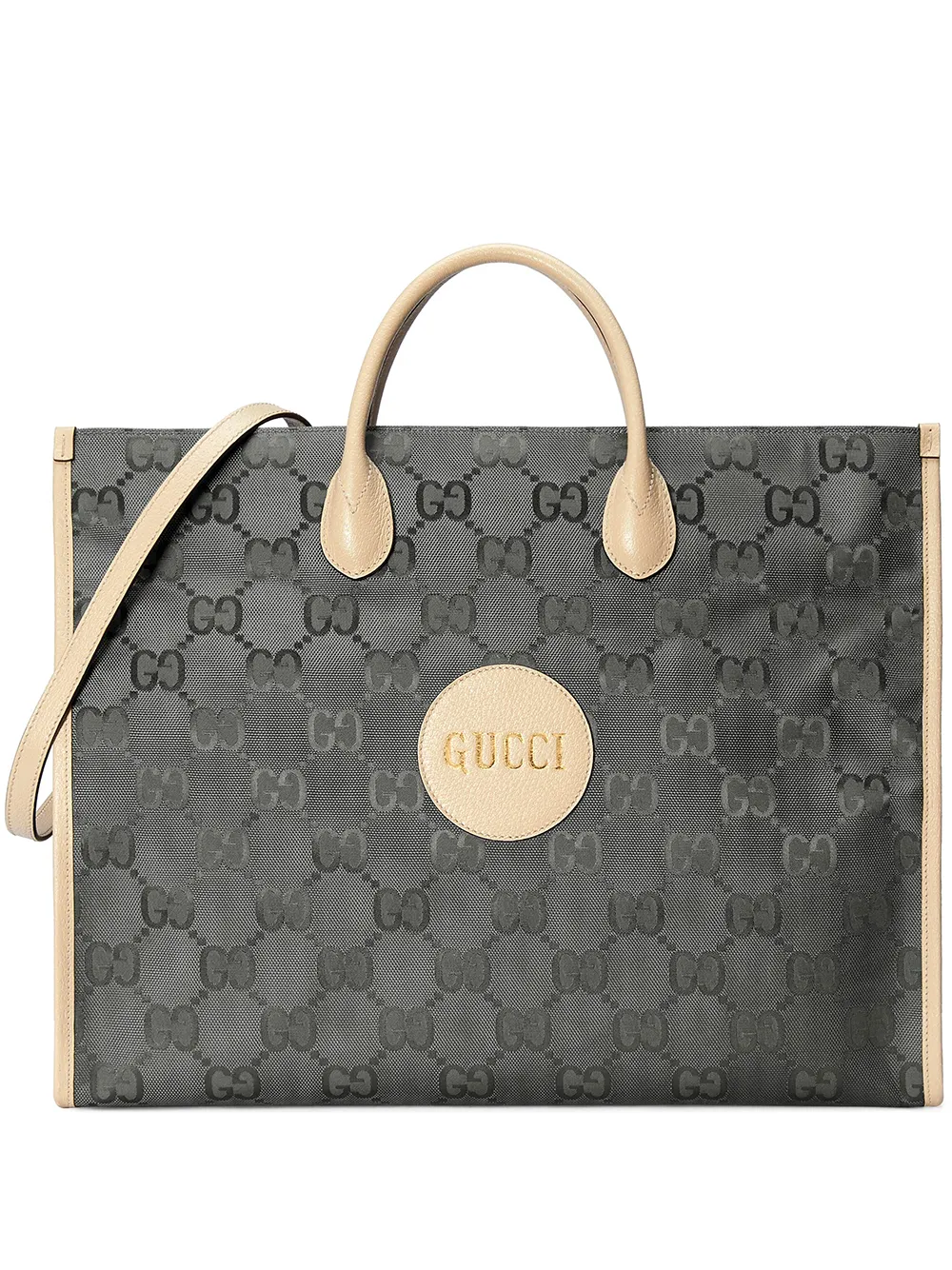 Click to view more detailed imagery on our partner's website Gucci Off The Grid Gg Tote Bag In Grey