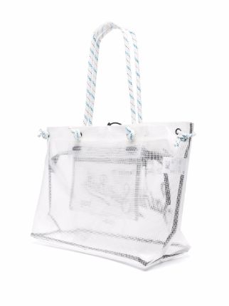 transparent braided straps tote bag展示图