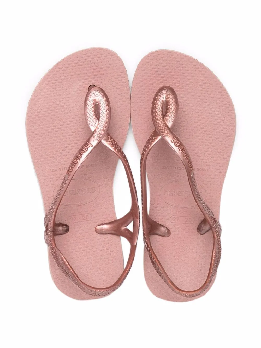 фото Havaianas kids шлепанцы с т-образным ремешком