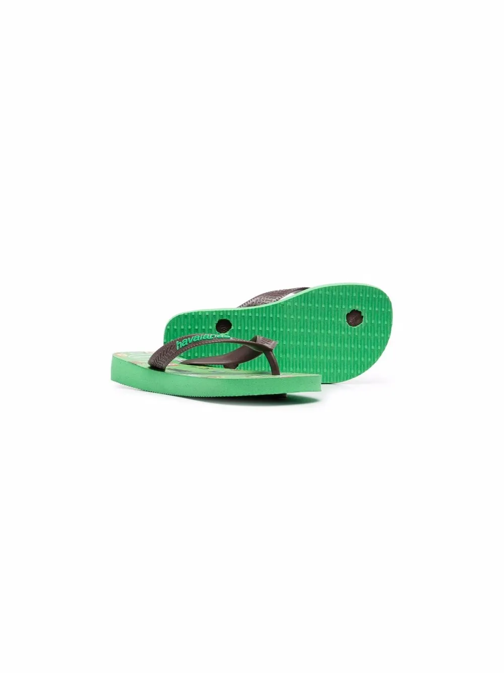 фото Havaianas kids шлепанцы с узором minecraft