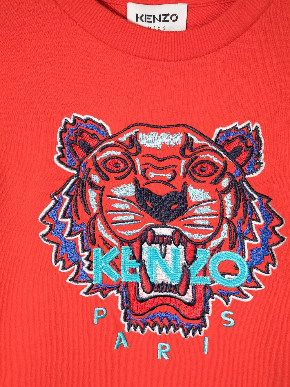фото Kenzo kids толстовка с вышитым логотипом