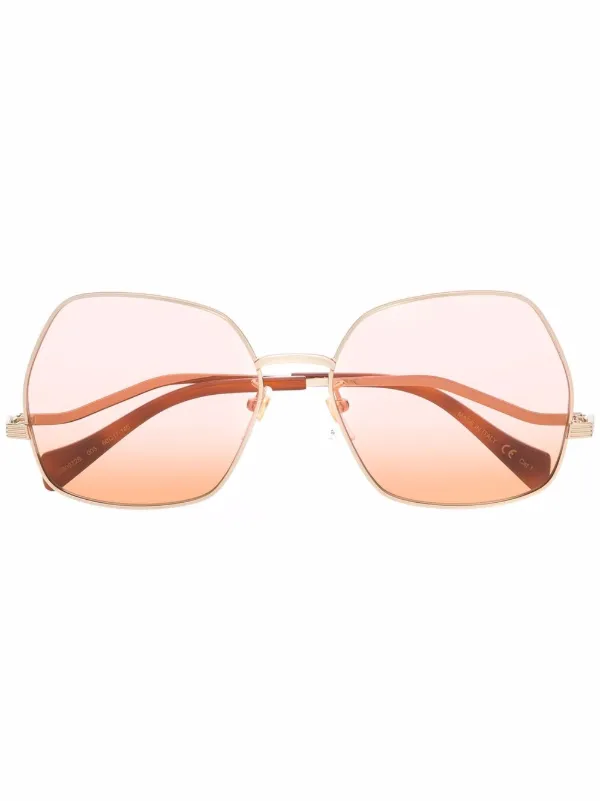 gucci geometric sunglasses