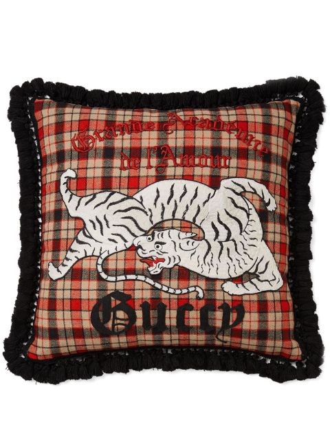 Gucci ICCUG tiger patch cushion