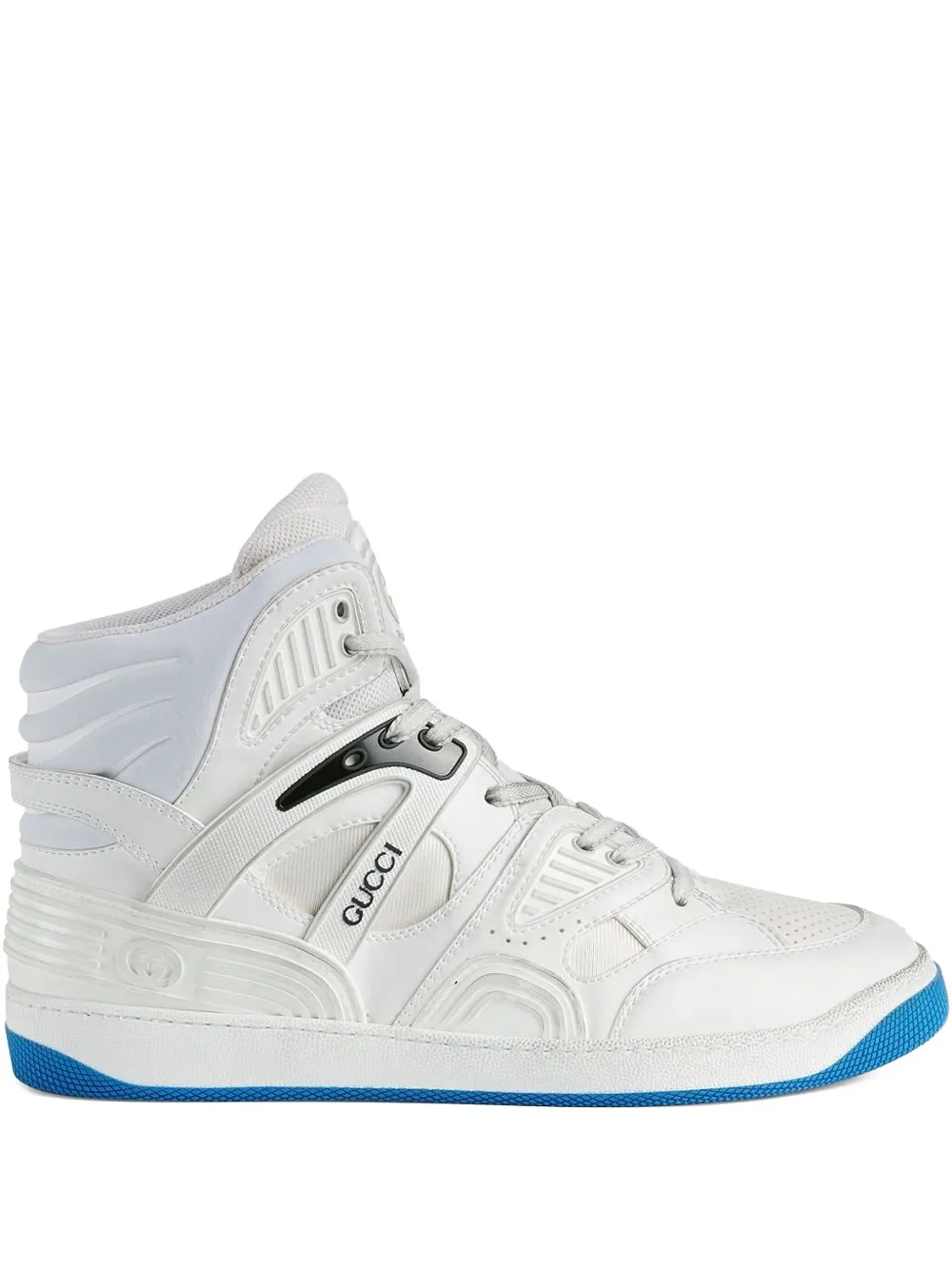 Gucci Gucci Basket High-Top-Sneakers - Weiß