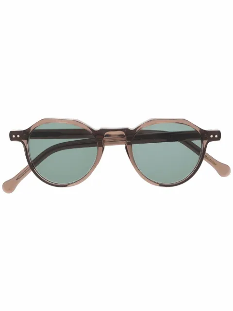 Lesca Icon 36 round-frame sunglasses