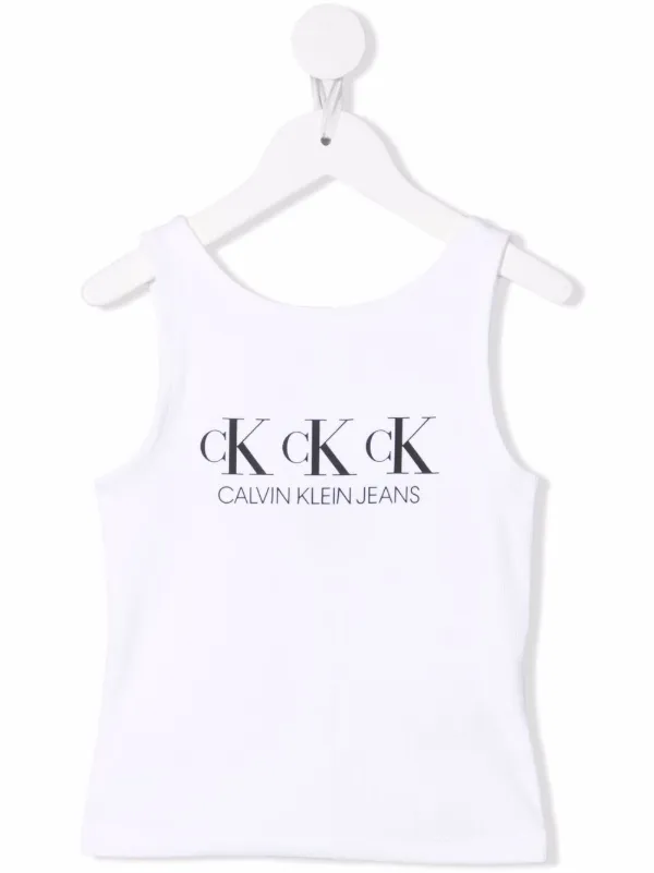 calvin klein side knot tank top