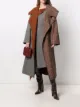 Image 2 of Oscar de la Renta panelled virgin wool-cashmere coat