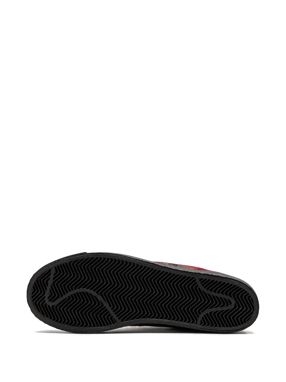 Shop Nike X Todd Jordan Blazer Sb "plaid" Sneakers In Red