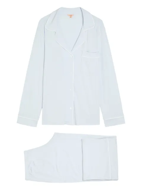Eberjey Gisele long-sleeve piped pyjamas
