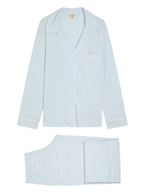 Eberjey Gisele long-sleeve piped pyjamas