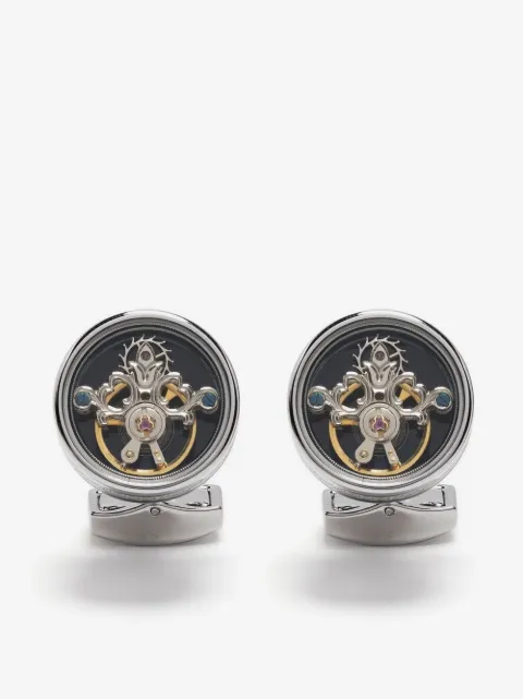Tateossian Skull Tourbillon cufflinks