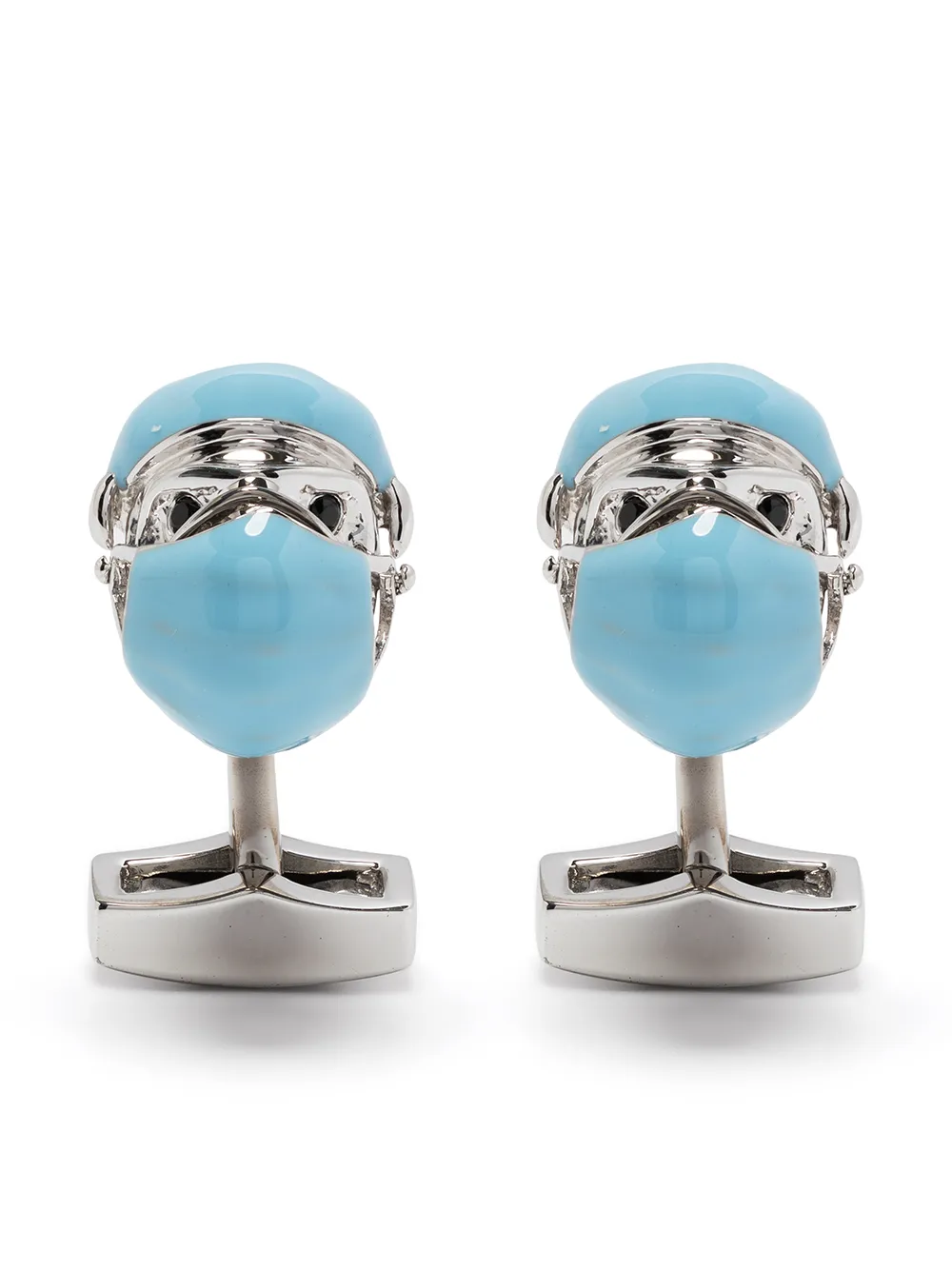 

Tateossian Doctor Bulldog cufflinks - Blue