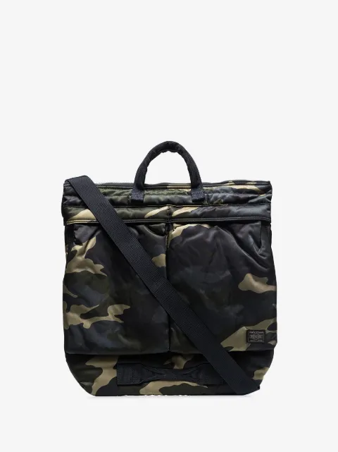 Porter-Yoshida & Co. Helmet camouflage tote bag 