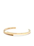 Lizzie Mandler Fine Jewelry 18kt yellow gold Interrupted Knife Edge cuff