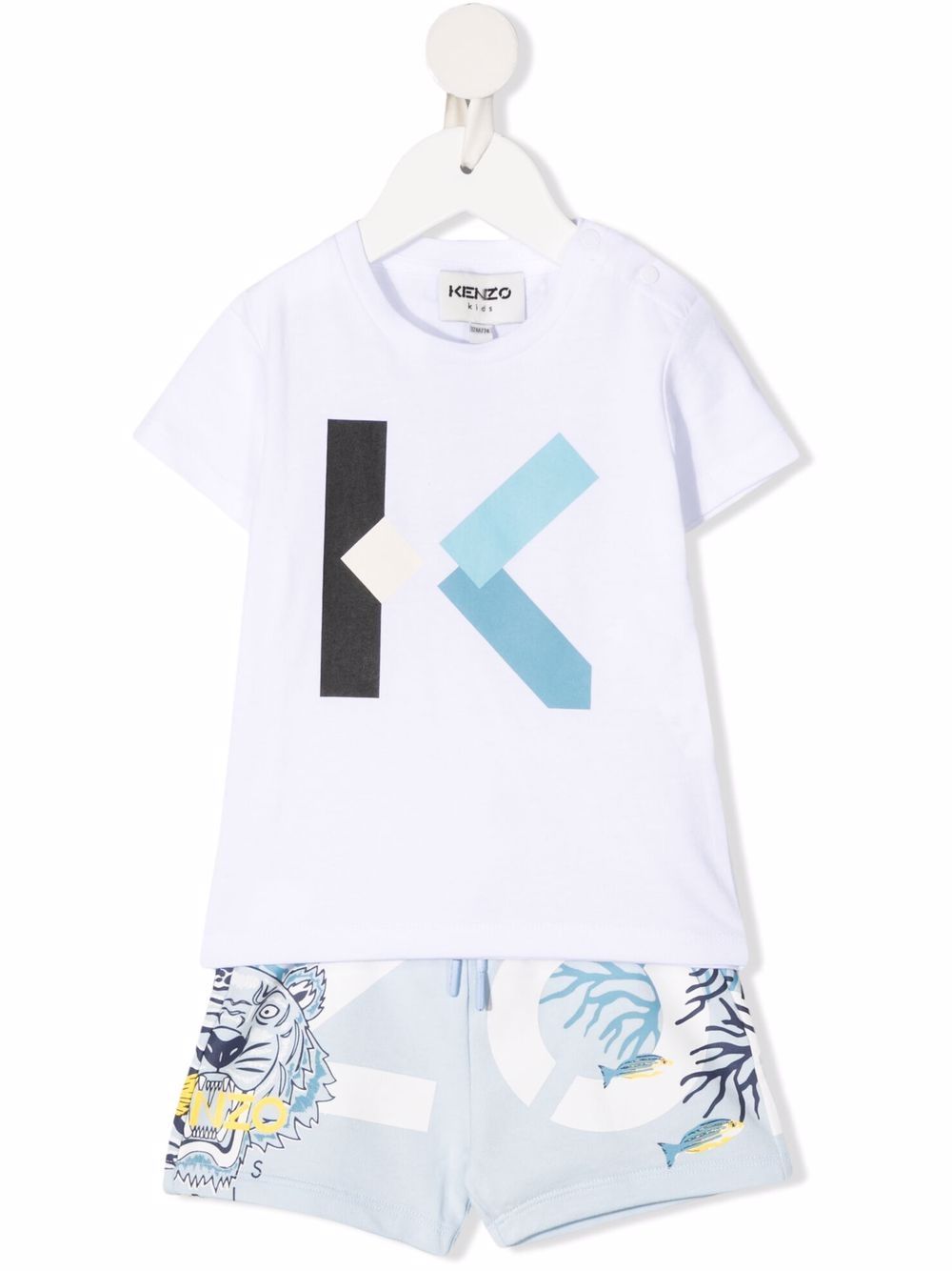 фото Kenzo kids комплект из футболки и шортов