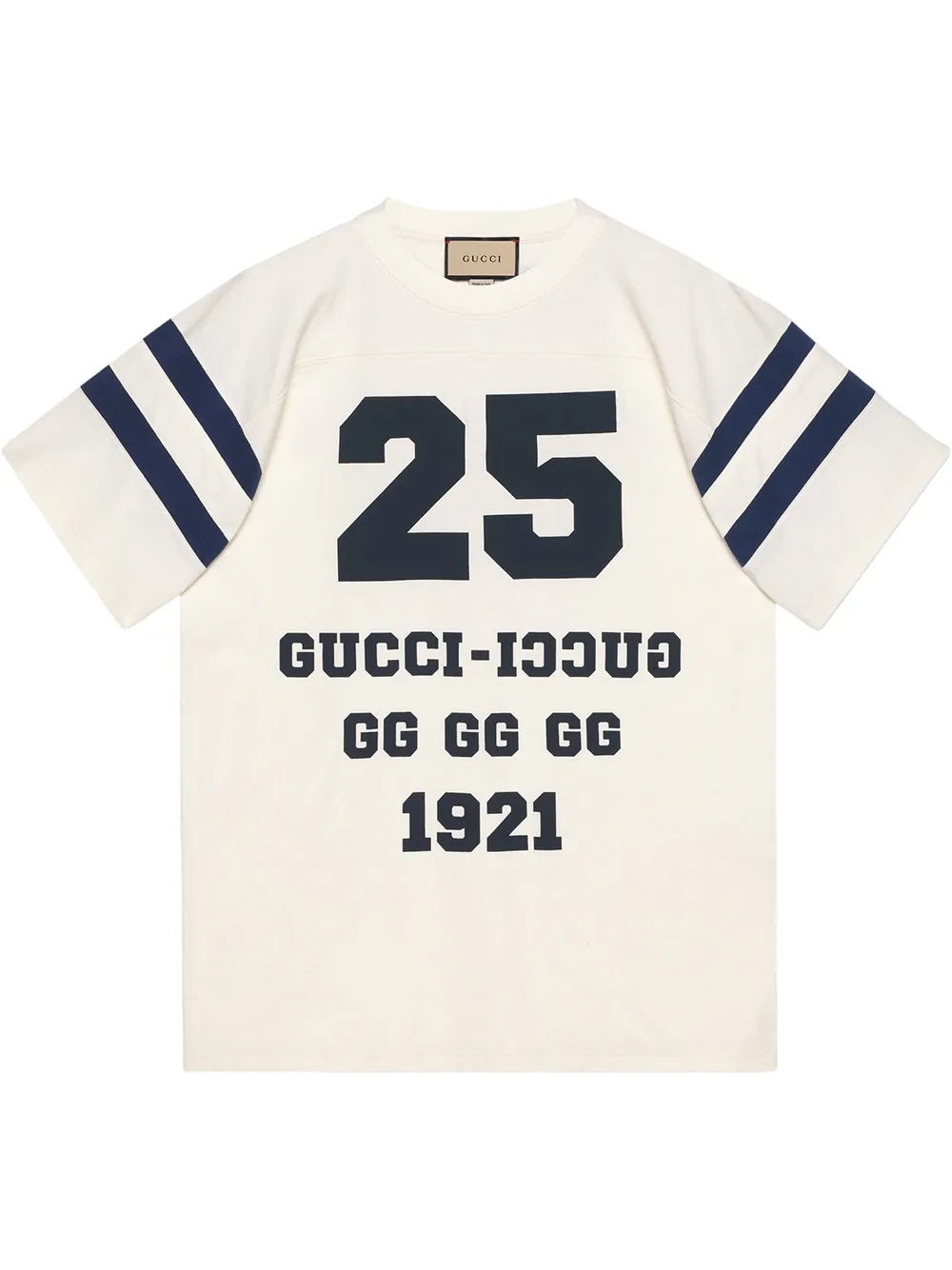 Click to view more detailed imagery on our partner's website Gucci Logo-print Cotton T-shirt In Weiss