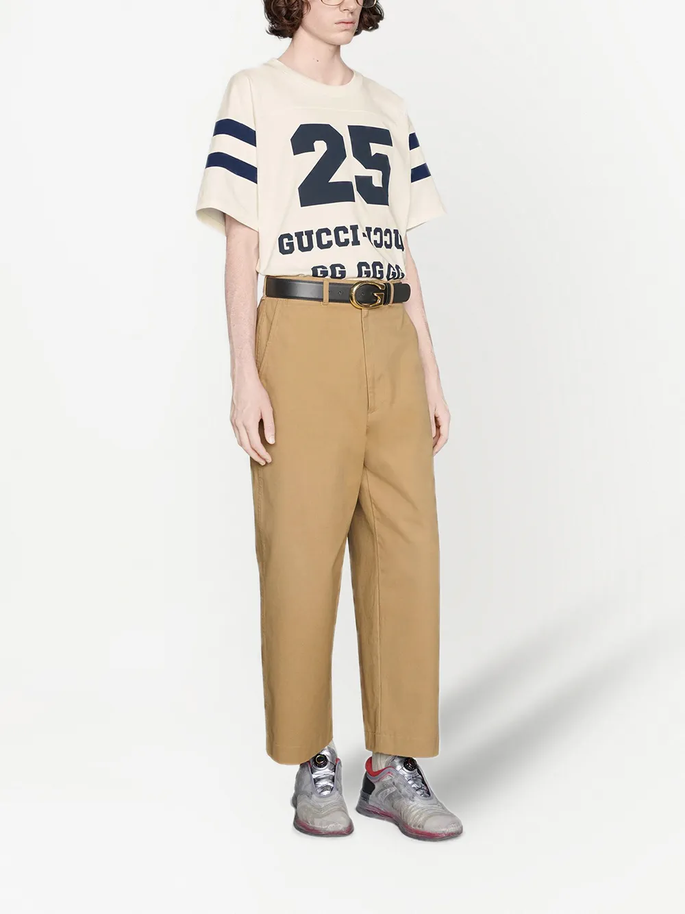Image 2 of Gucci logo-print cotton T-shirt