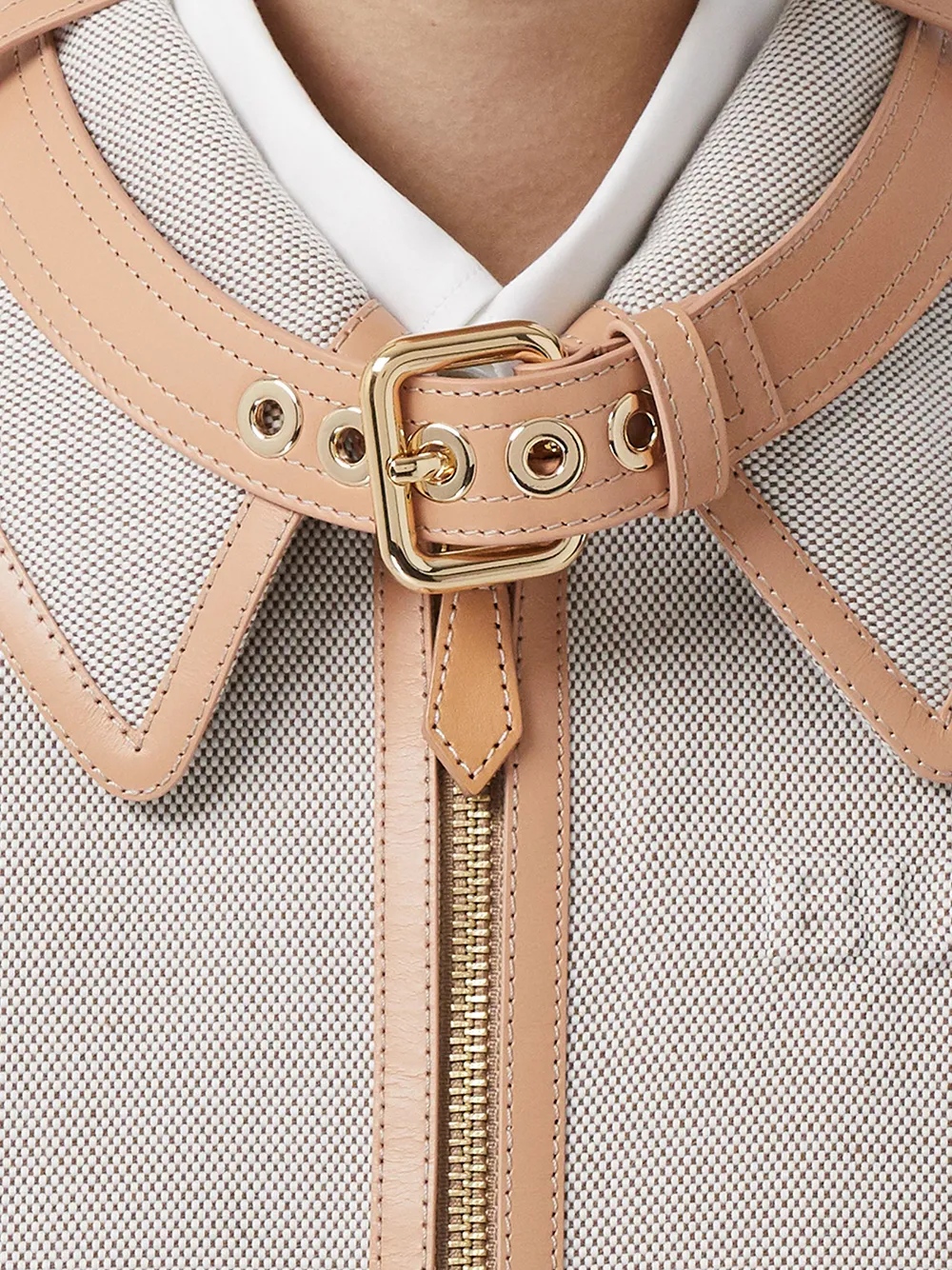 фото Burberry куртка с контрастной отделкой
