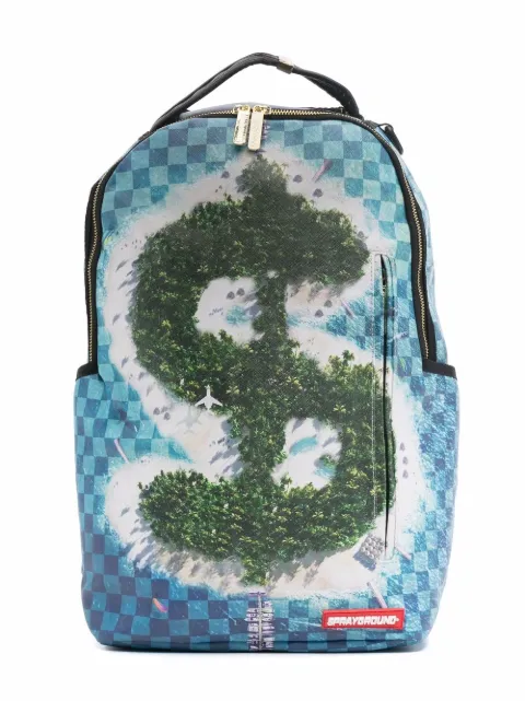 sprayground kid شنطة ظهر بطبعة شعار الماركة جرافيك