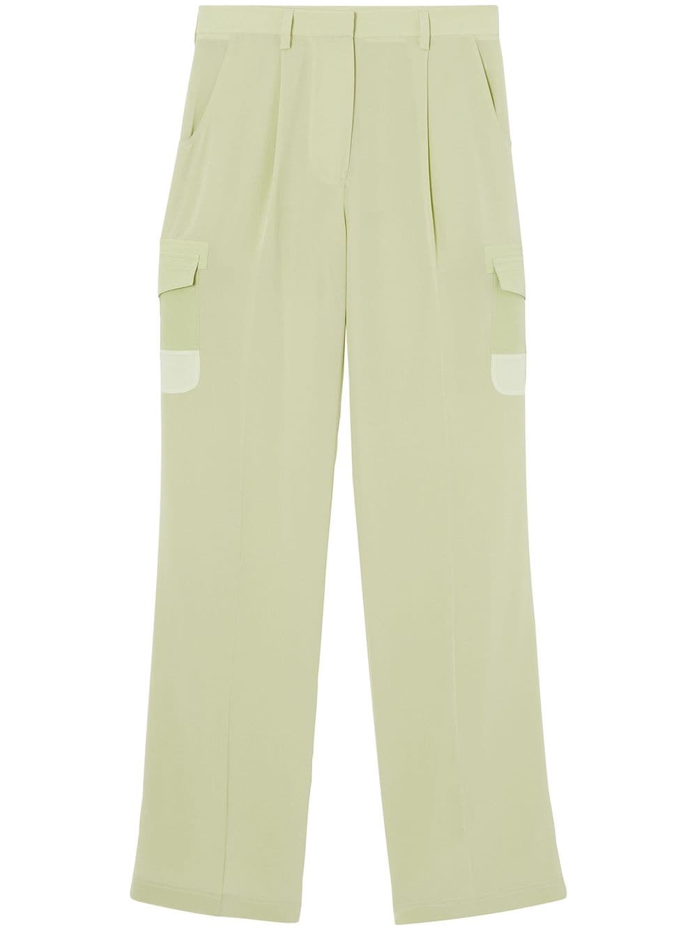 

Burberry mid-rise cargo trousers - Green