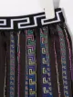 Versace Kids تنورة بكسرات وطبعة 'غريكا'
