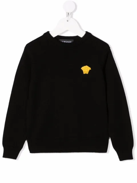 Versace Kids Medusa-patch jumper
