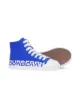 Image 2 of Burberry Kids logo-print high-top trainers